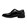 Product Footwear and Shoes Photography | Melbourne Photography | Mens black leather formal shoe side shot on white background
