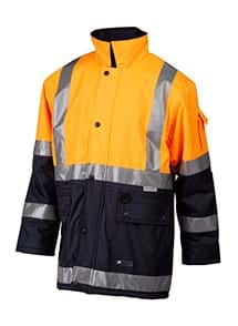 Product Clothing Photography | Melbourne Photography | Ghosted men's safety rain jacket on white background