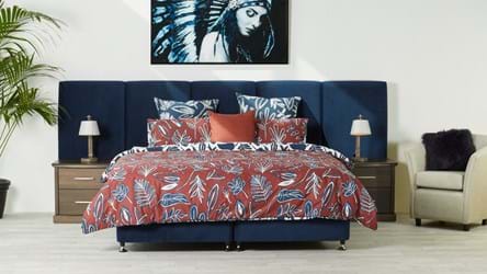 Styled Product Photography | Furniture Photography | Bedroom suit, bedside tables and bedding