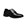 Product Footwear and Shoes Photography | Melbourne Photography | Mens black leather formal shoe side shot on white background