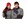 Product Clothing Photography | Melbourne Photography | Man and woman wearing hat, scarf and gloves on white background