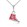 Product Photography Jewellery | Melbourne Photography | Children's Jewellery | Close up of silver and red sneaker boot hanging on chain pendant on white background