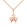 Product Photography Jewellery | Melbourne Photography | Children's Jewellery | Close up of rose gold bow pendant hanging on chain on white background