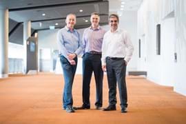 Corporate Portrait Photography | Melbourne Photography | Group shot of men standing indoors