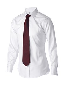 Product Clothing Photography | Melbourne Photography | Ghosted men's white business shirt with tie on white background